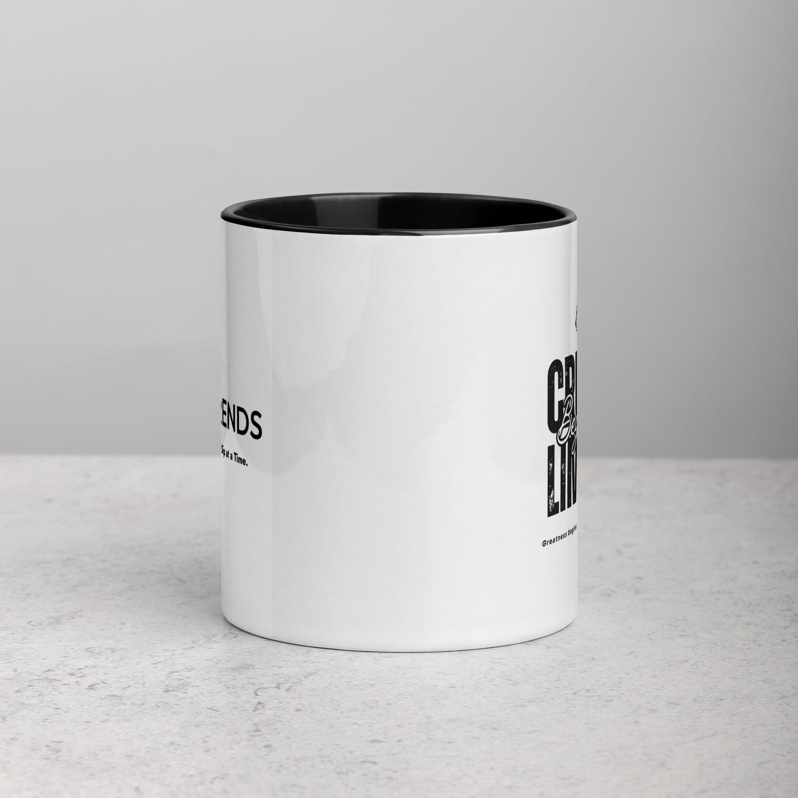 Crush Beyond Limits β Black Accent Motivational Mug - Image 2