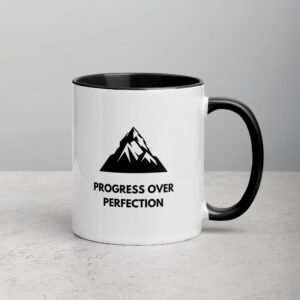 Progress Over Perfection β Motivational Coffee Mug