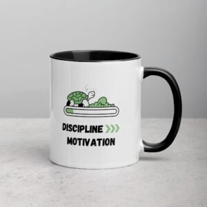 Discipline Over Motivation – Hustle Mindset Mug