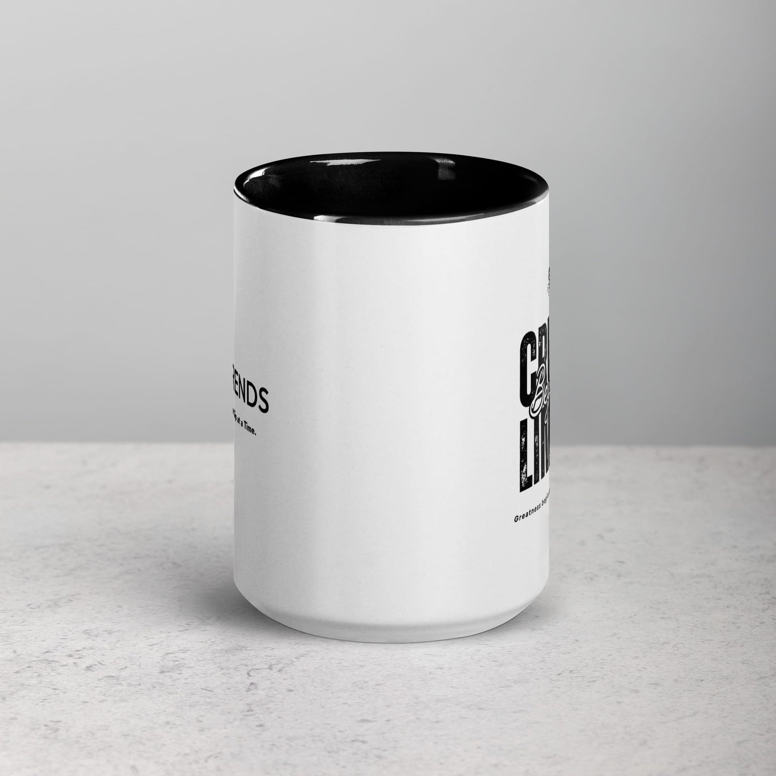 Crush Beyond Limits β Black Accent Motivational Mug - Image 5
