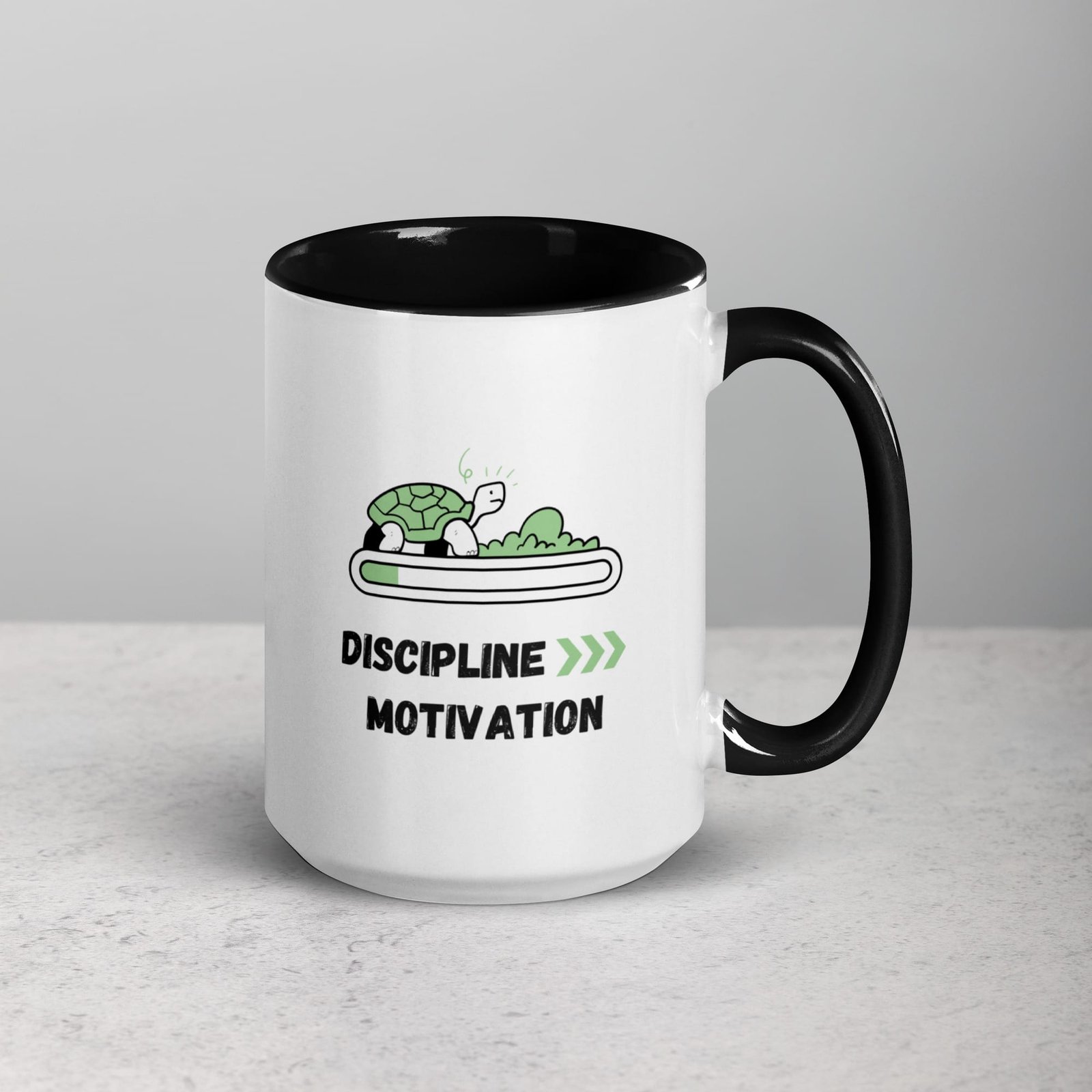 Discipline Over Motivation β Hustle Mindset Mug - Image 4